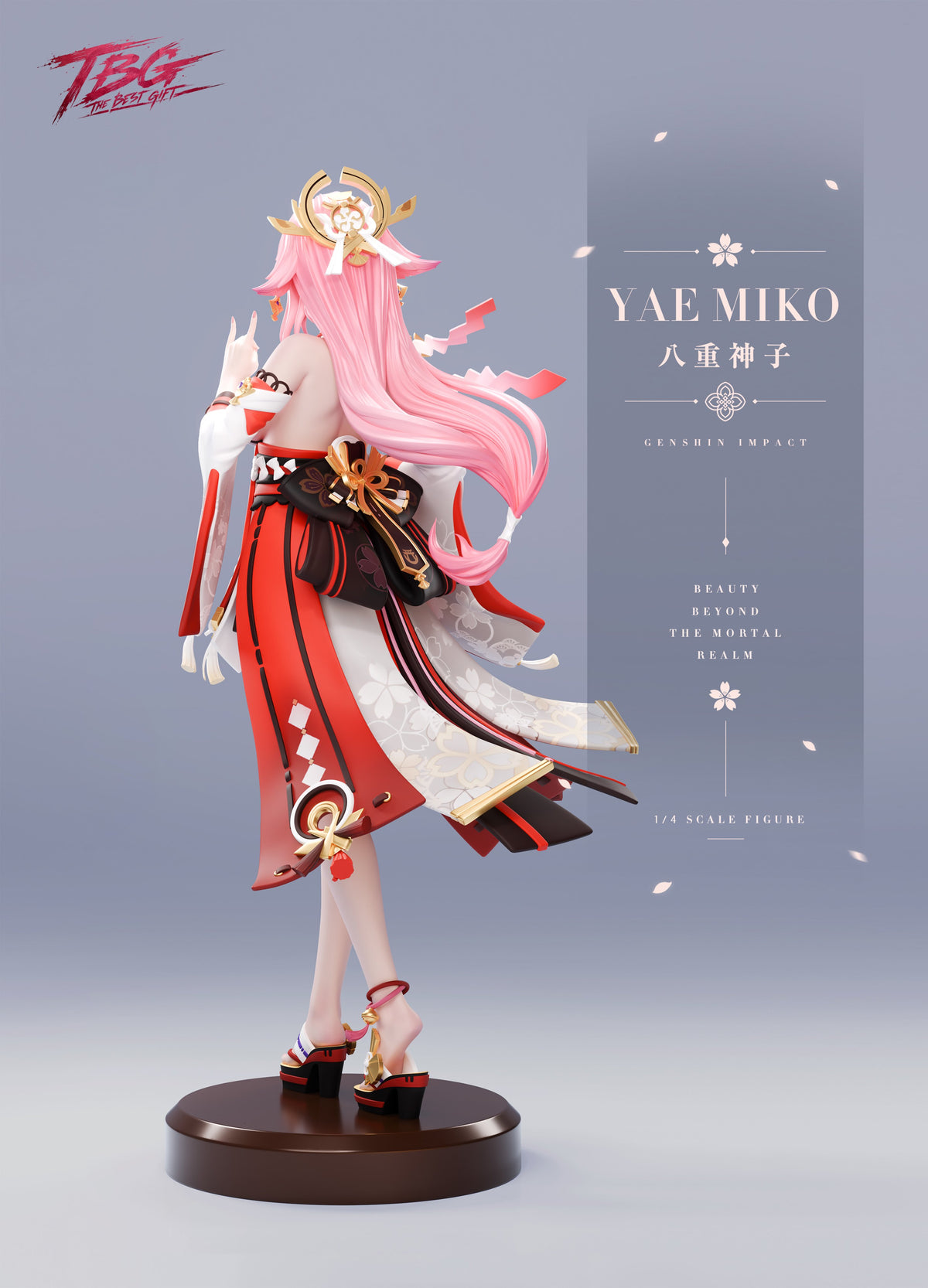 Figura de colección Estatuilla Genshin Impact | Yae Miko | TBG Studio
