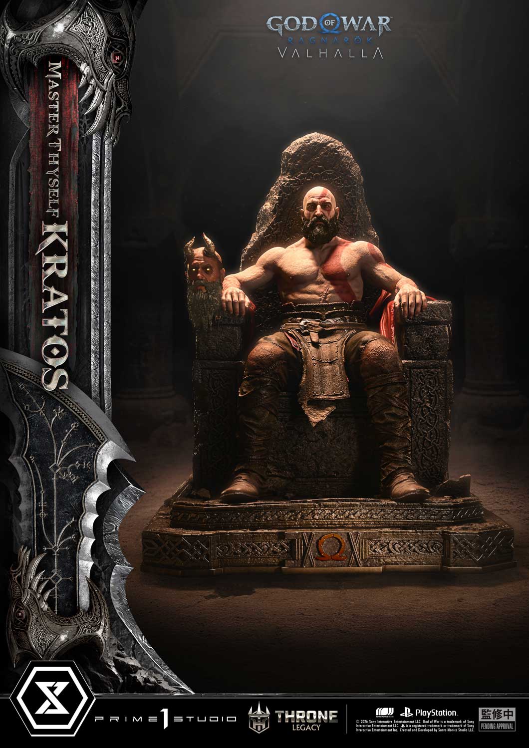 Estatuilla God of War Ragnarök | Kratos | Prime 1 Studio | Tienda Anime | Tico Ofertas Prime 1 Studio
