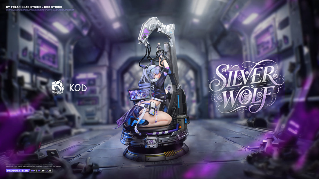 Estatuilla Honkai: Star Rail | Silver Wolf 1/4 GK Statue | Polar Bear Studio x KOD Studio | Tienda Anime | Tico Ofertas
