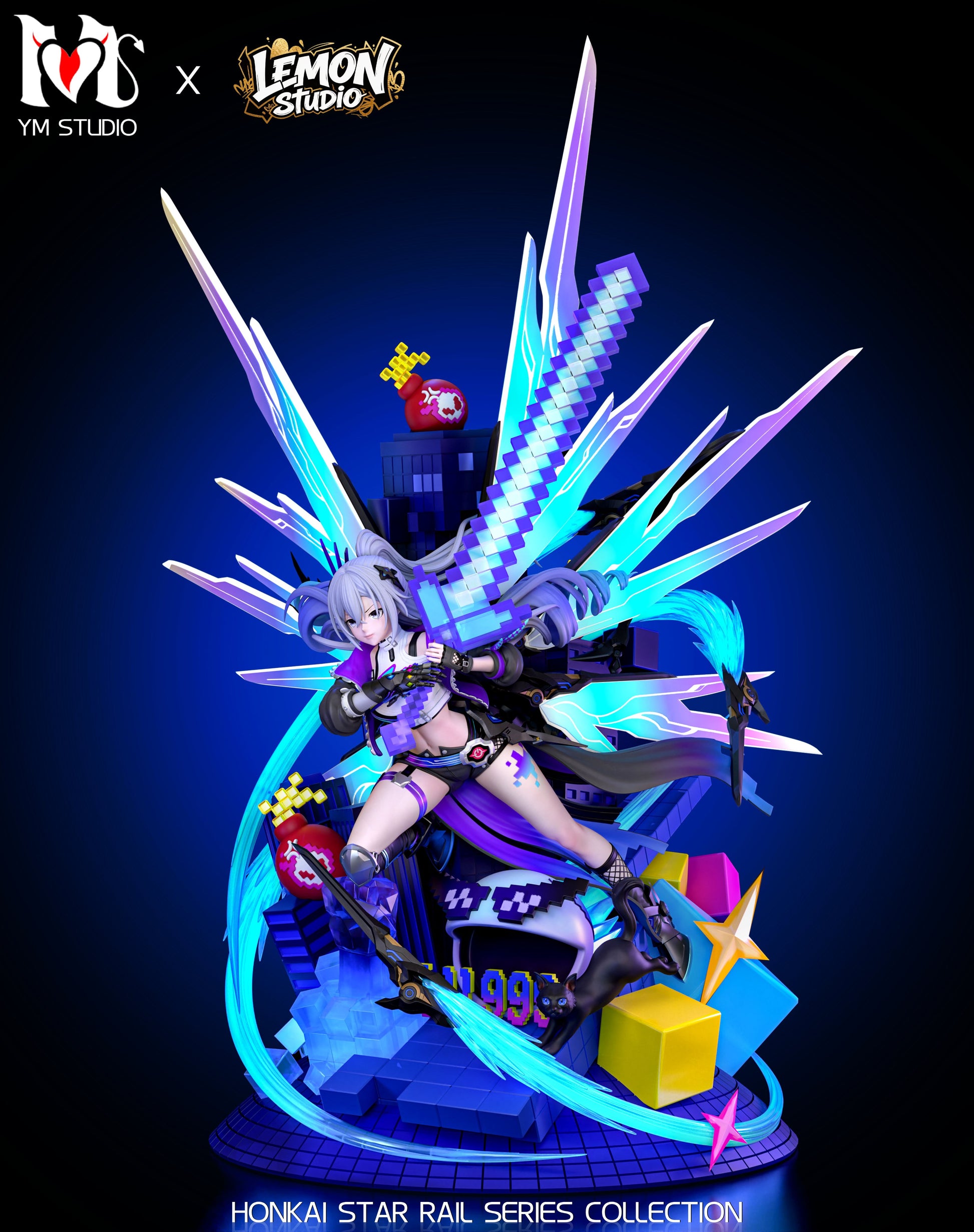 Estatuilla Honkai: Star Rail | Silver Wolf LV.999 | YM Studio | Tienda Anime | Tico Ofertas YM Studio