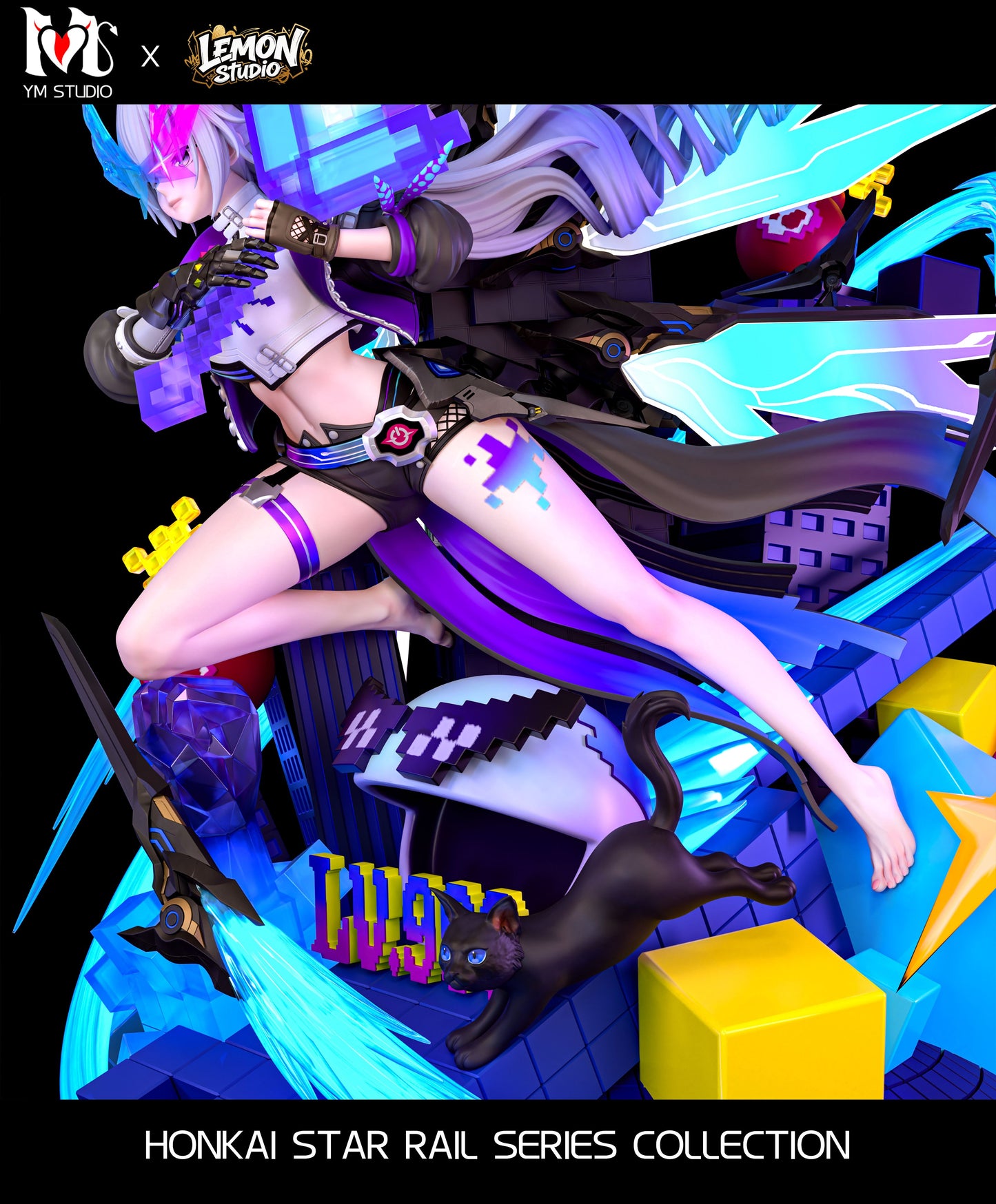 Estatuilla Honkai: Star Rail | Silver Wolf LV.999 | YM Studio | Tienda Anime | Tico Ofertas YM Studio