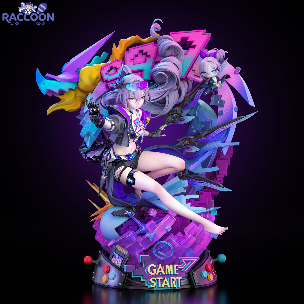 Estatuilla Honkai: Star Rail | Silver Wolf | Xiao Huan Xiong Studio | Tienda Anime | Tico Ofertas Xiao Huan Xiong Studio