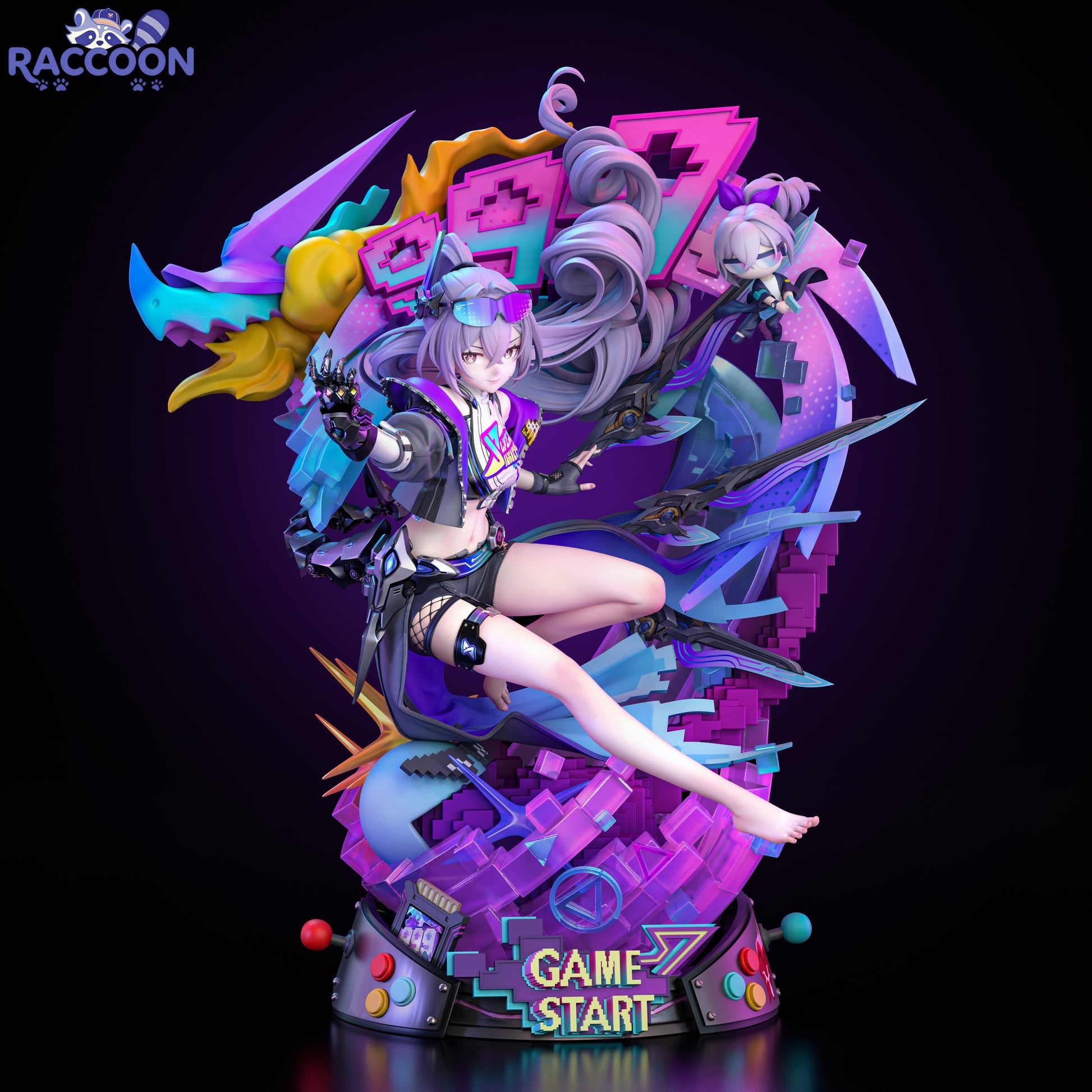 Estatuilla Honkai: Star Rail | Silver Wolf | Xiao Huan Xiong Studio | Tienda Anime | Tico Ofertas Xiao Huan Xiong Studio