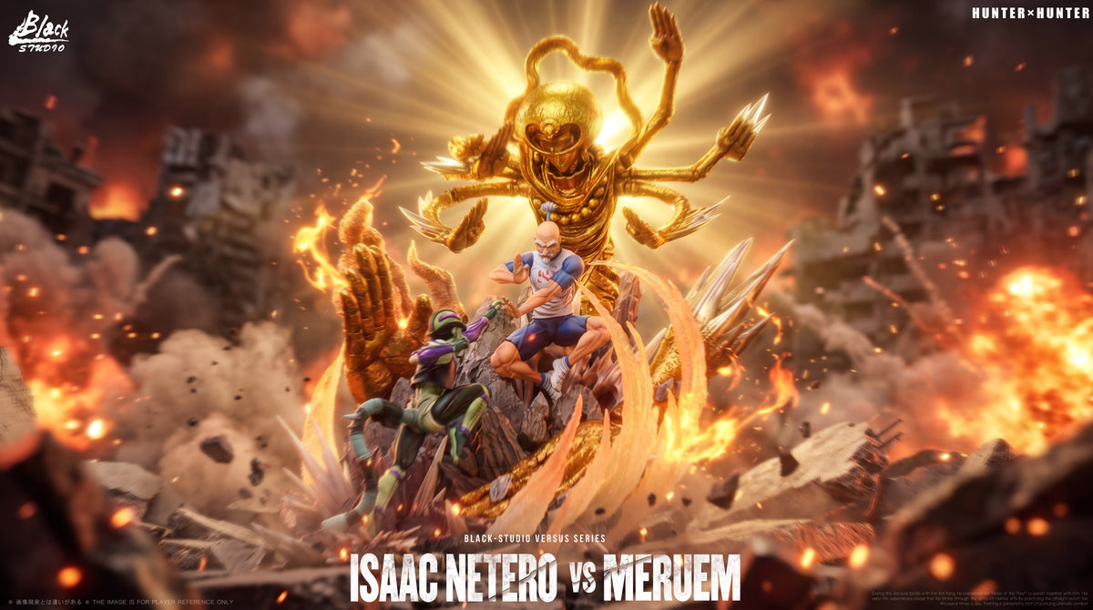 Estatuilla Hunter x Hunter | Isaac Netero & Meruem | Black Stone Studio | Tienda Anime Costa Rica | Tico Ofertas Black Stone Studio
