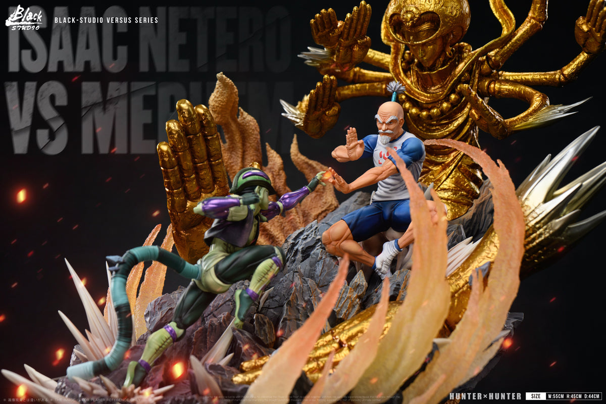 Estatuilla Hunter x Hunter | Isaac Netero & Meruem | Black Stone Studio | Tienda Anime Costa Rica | Tico Ofertas Black Stone Studio