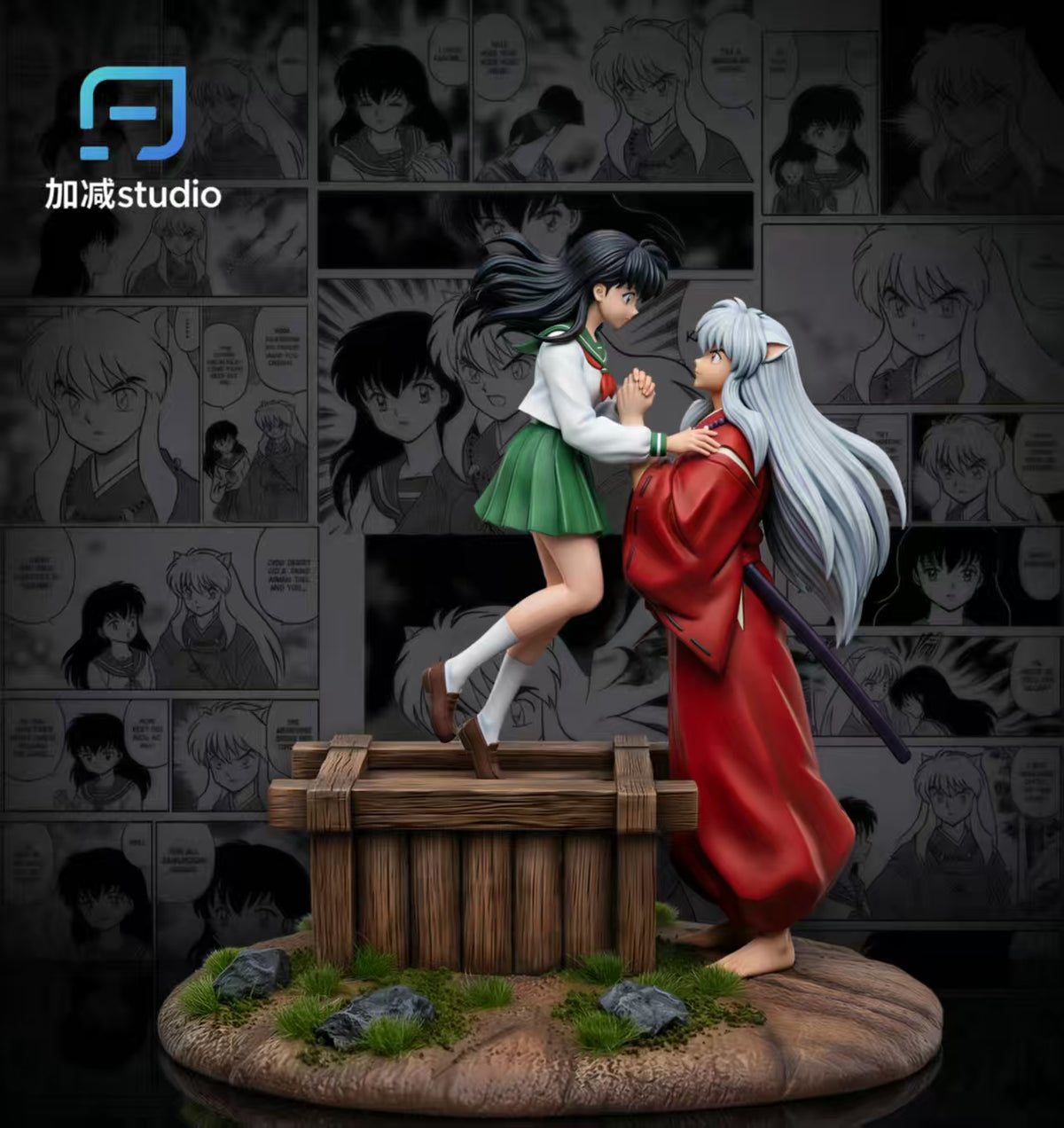 Estatuilla InuYasha | Inuyasha x Kagome Higurashi | Jia Jian Studio | Tienda Anime | Tico Ofertas Jia Jian Studio