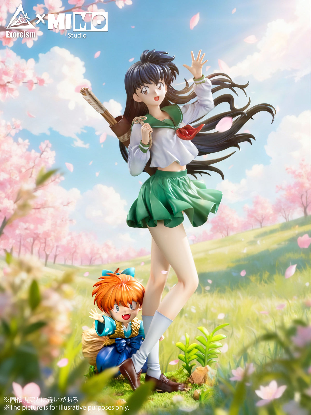 Estatuilla Inuyasha | Kagome Higurashi &amp; Shippo | Exorcism Studio × MIMO Studio | Tienda Anime | Tico Ofertas New Age Studio