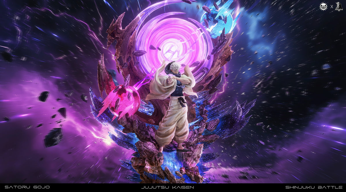 Estatuilla Jujutsu Kaisen | Gojo Satoru | ZanyJoke Studio x Temple Studio |Tienda Anime | Tico Ofertas ZanyJoke Studio &amp; Temple Studio (Knight League)