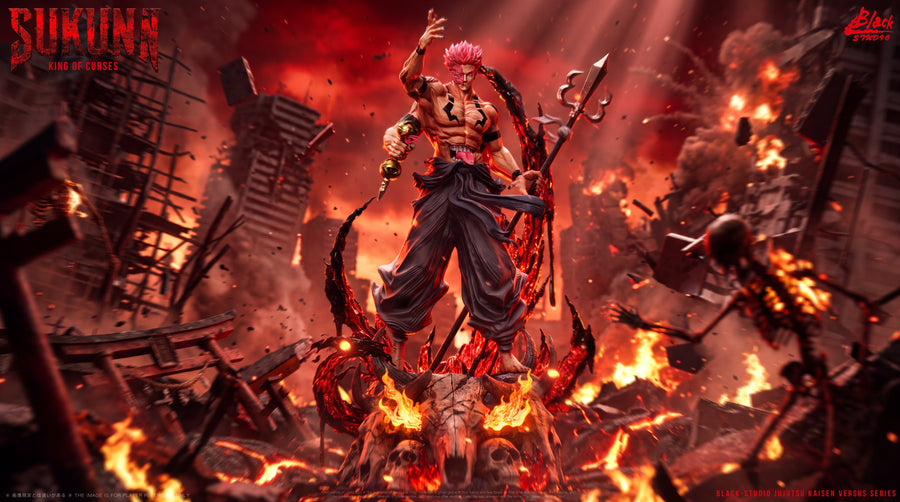 Estatuilla Jujutsu Kaisen | Ryomen Sukuna | BLACK Studio | Tienda Anime | Tico Ofertas