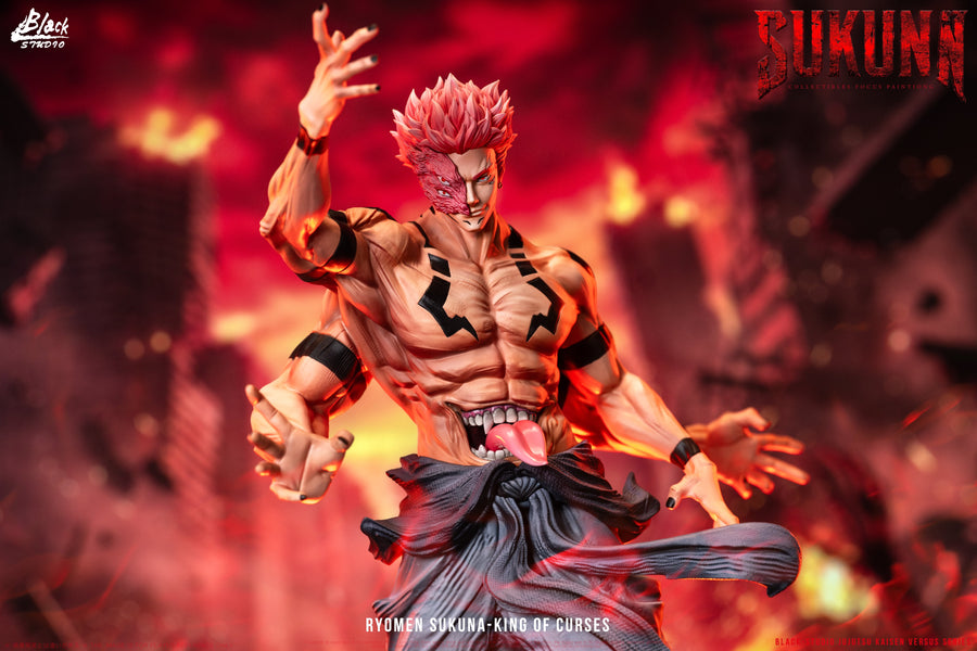 Estatuilla Jujutsu Kaisen | Ryomen Sukuna | BLACK Studio | Tienda Anime | Tico Ofertas