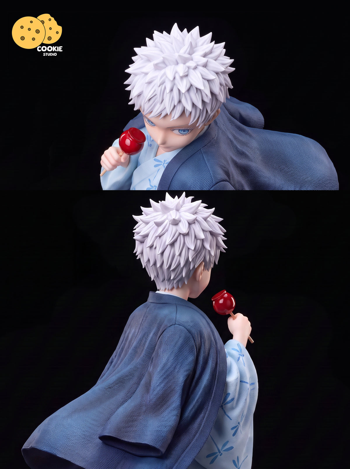 Figura de colección Estatuilla Jujutsu Kaisen | Satoru Gojo – Escena Nevada de la Infancia | Cookie Studio