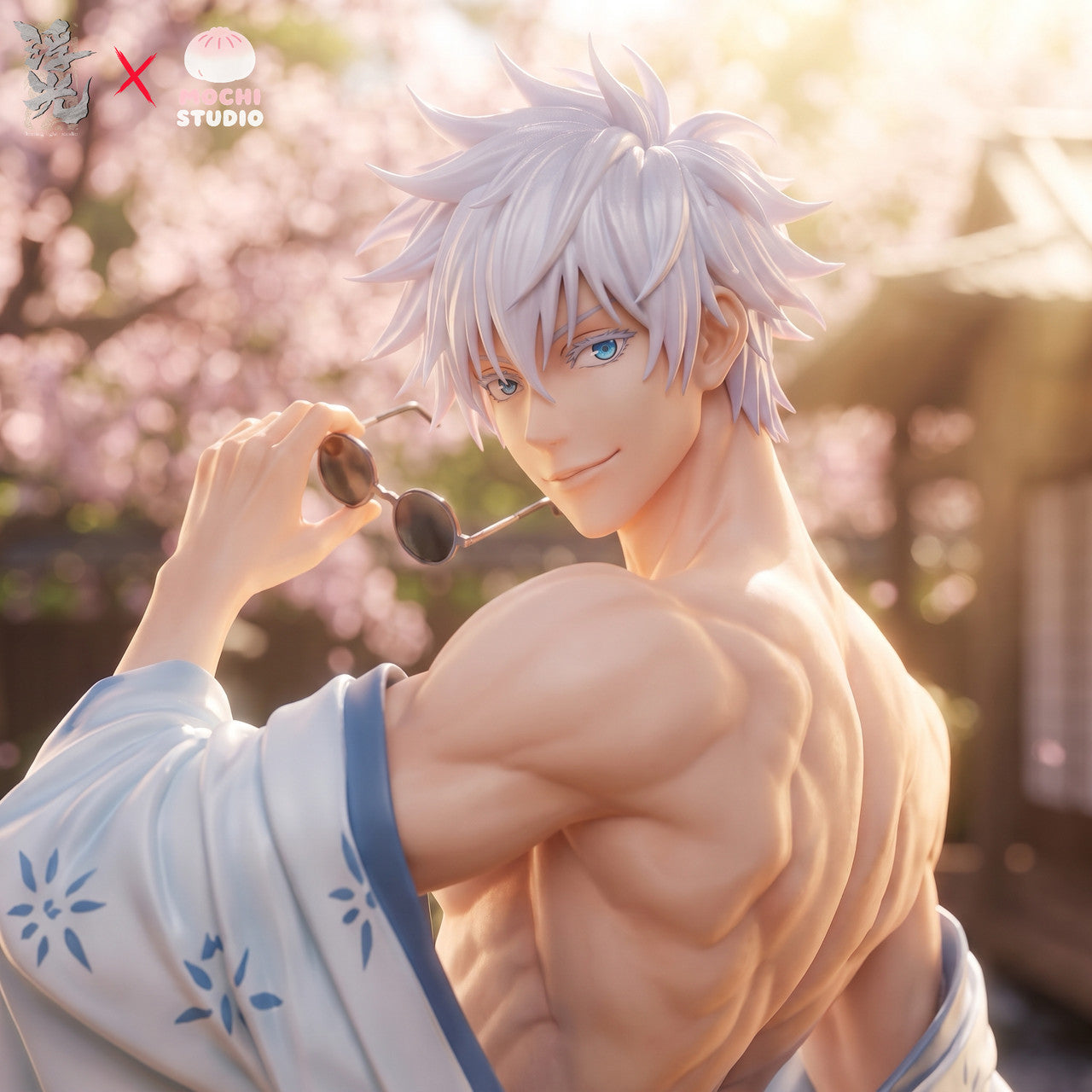 Estatuilla Jujutsu Kaisen | Satoru Gojo Handsome Men Series 001 1/6 GK Statue | MOCHI Studio x Floating Light Studio | Tienda Anime | Tico Ofertas MOCHI Studio x Floating Light Studio