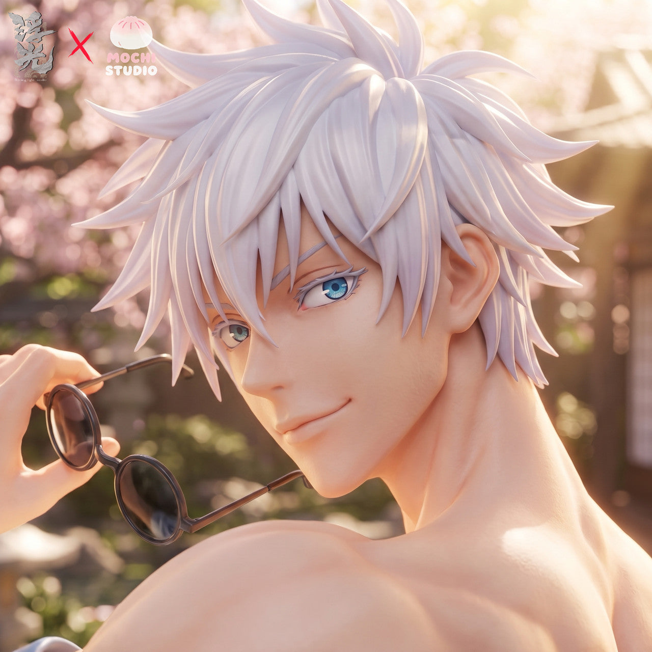 Estatuilla Jujutsu Kaisen | Satoru Gojo Handsome Men Series 001 1/6 GK Statue | MOCHI Studio x Floating Light Studio | Tienda Anime | Tico Ofertas MOCHI Studio x Floating Light Studio