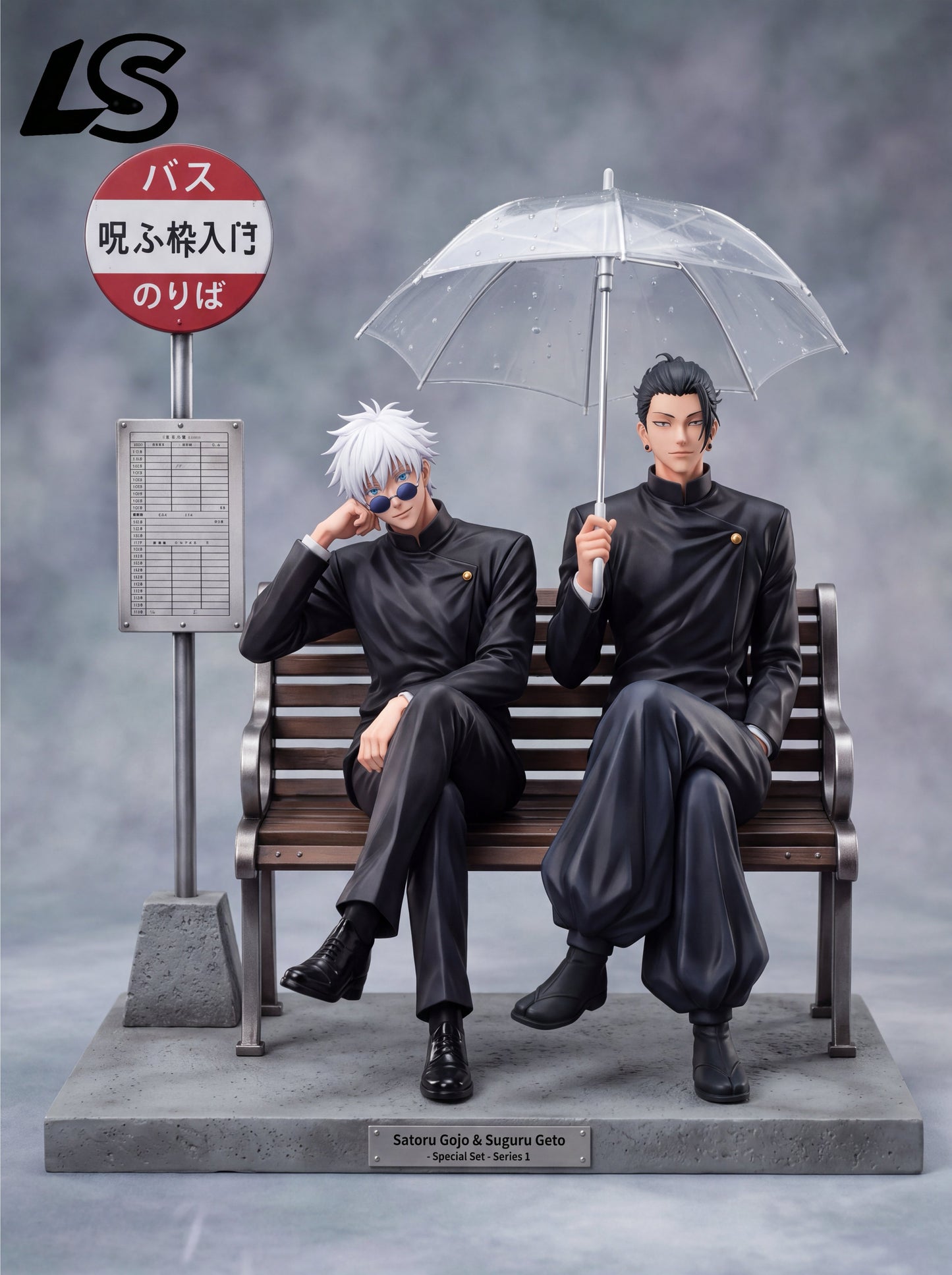 Figura de colección Estatuilla Jujutsu Kaisen | Satoru Gojo & Suguru Geto | L.S Studio