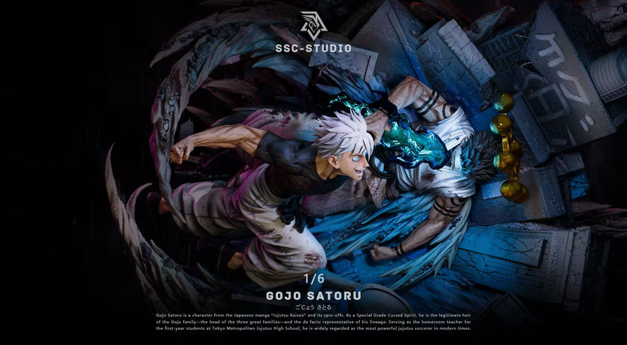 Estatuilla Jujutsu Kaisen | Satoru Gojo vs. Ryomen Sukuna – El Duelo de los Más Fuertes | SSC Studio | Tienda Anime | Tico Ofertas
