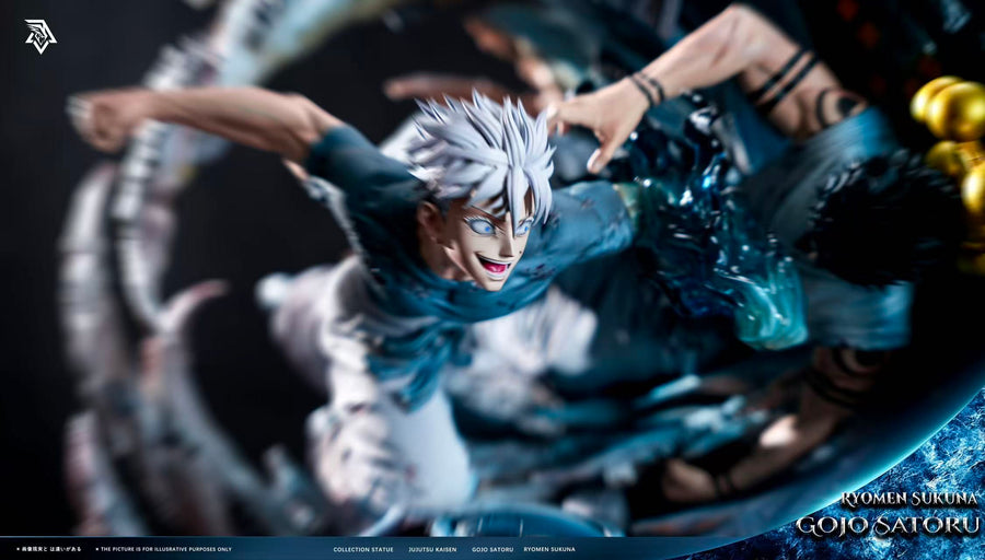 Estatuilla Jujutsu Kaisen | Satoru Gojo vs. Ryomen Sukuna – El Duelo de los Más Fuertes | SSC Studio | Tienda Anime | Tico Ofertas