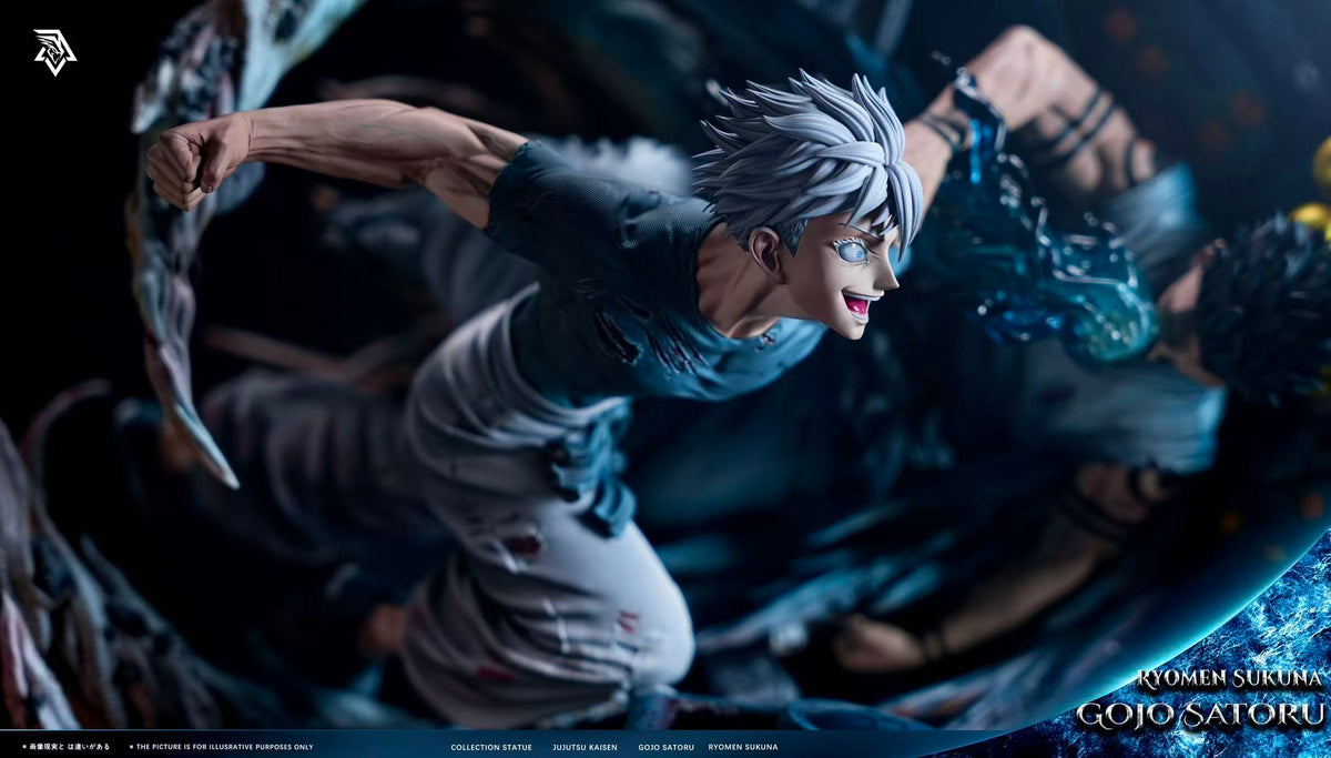 Figura de colección Estatuilla Jujutsu Kaisen | Satoru Gojo vs. Ryomen Sukuna – El Duelo de los Más Fuertes | SSC Studio