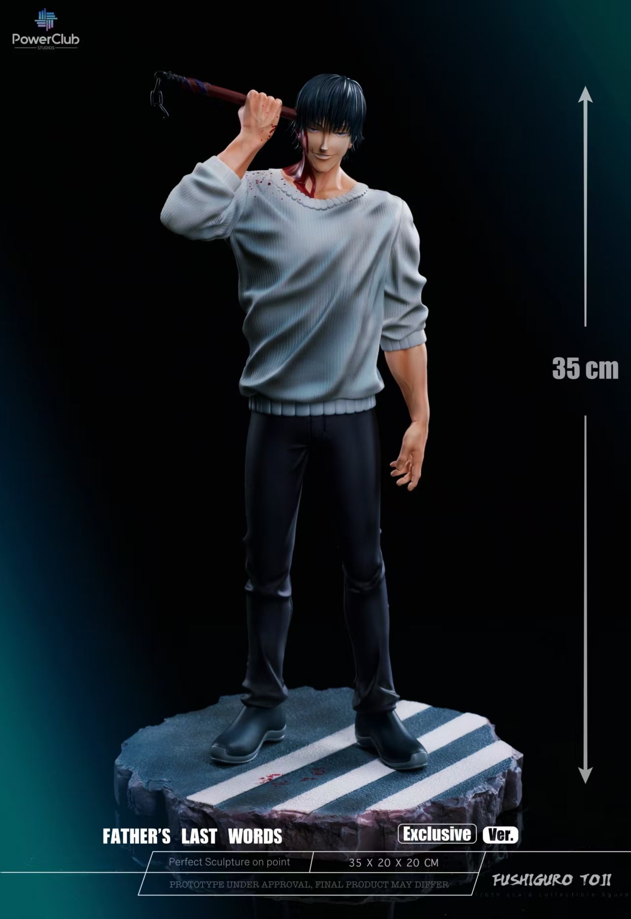 Estatuilla Jujutsu Kaisen | Toji Fushiguro | PowerClub Studio | Tienda Anime Costa Rica | Tico Ofertas PowerClub Studio