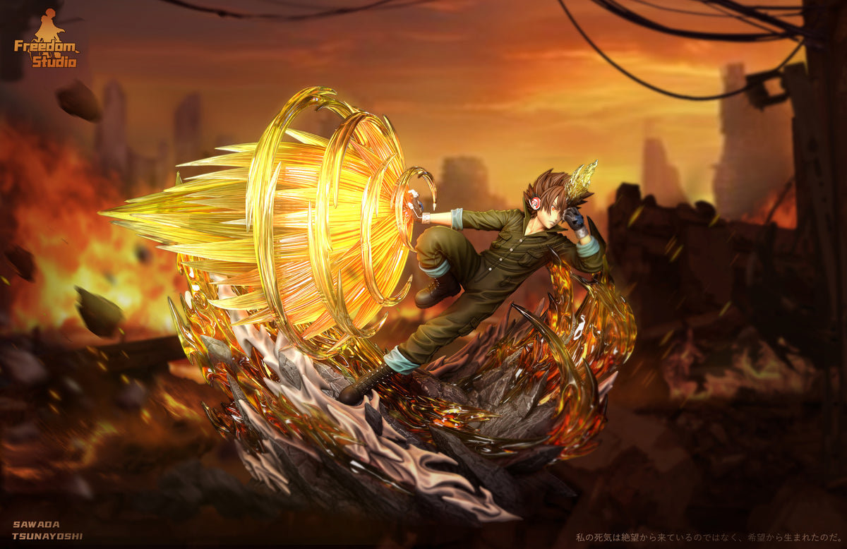 Estatuilla Katekyo Hitman Reborn! | Tsunayoshi Sawada | Freedom Studio | Tienda Anime | Tico Ofertas Freedom Studio