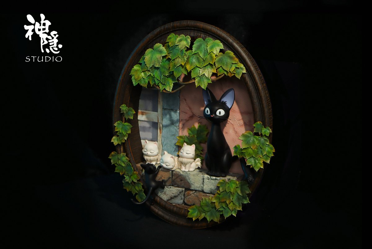 Estatuilla Kiki’s Delivery Service | Jiji | Shen Yin Studio (Wall Mount Series) | Tienda Anime Costa Rica | Tico Ofertas Shen Yin Studio