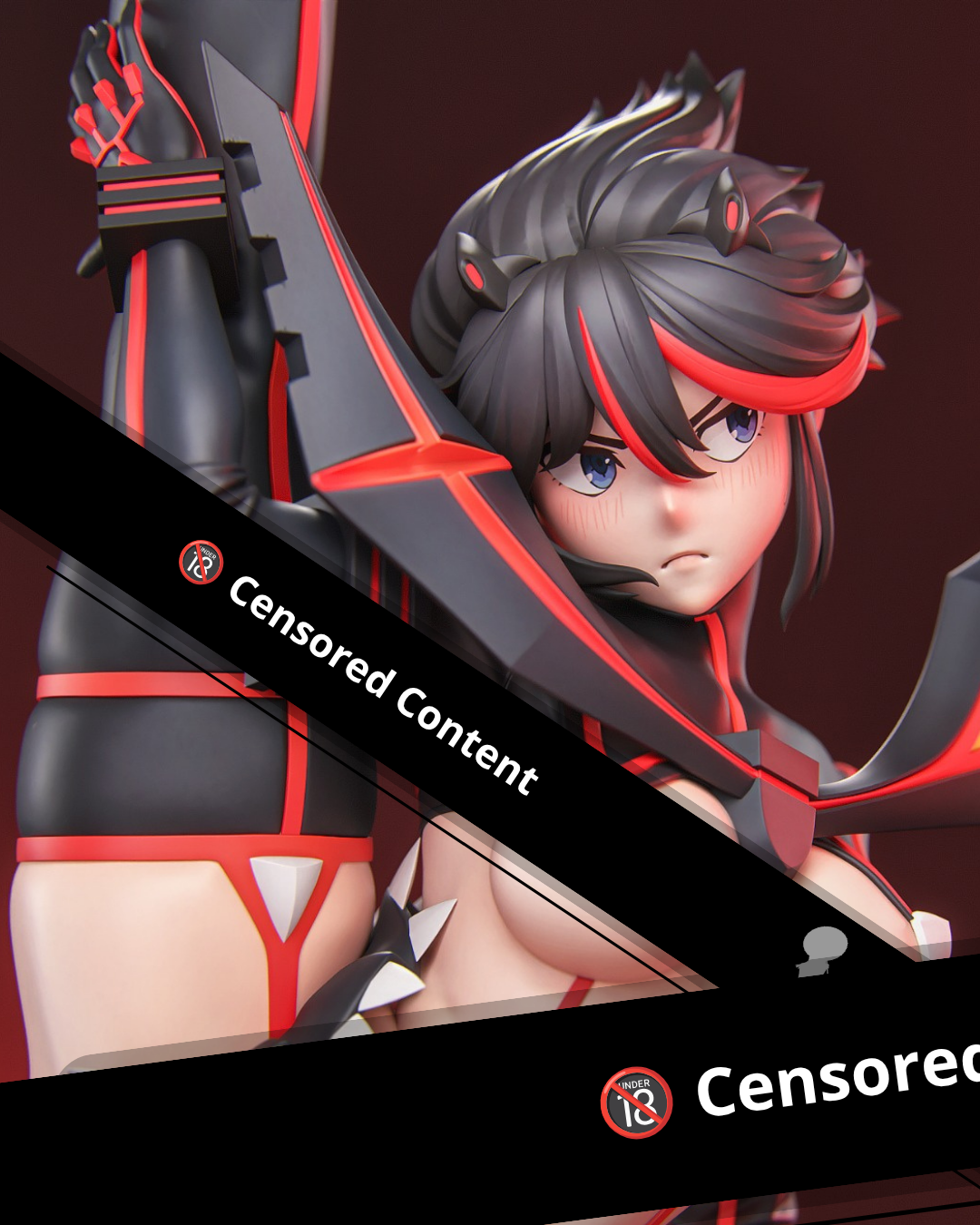 Estatuilla KILL la KILL | Satsuki Kiryuin x Ryuko Matoi | Dodomo Studio | Tienda Anime Costa Rica | Tico Ofertas Dodomo Studio
