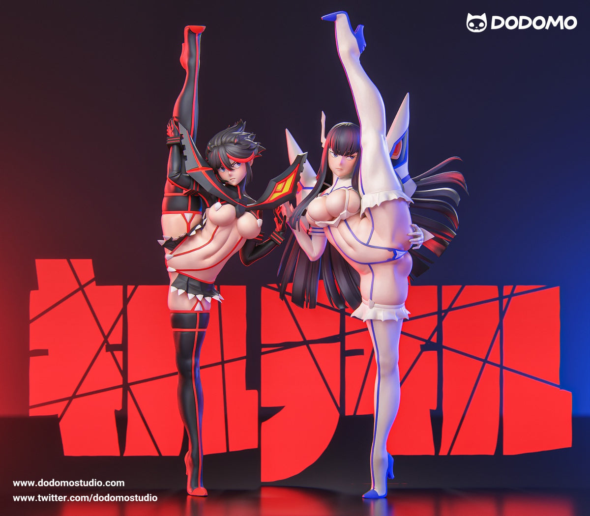 Estatuilla KILL la KILL | Satsuki Kiryuin x Ryuko Matoi | Dodomo Studio | Tienda Anime Costa Rica | Tico Ofertas Dodomo Studio