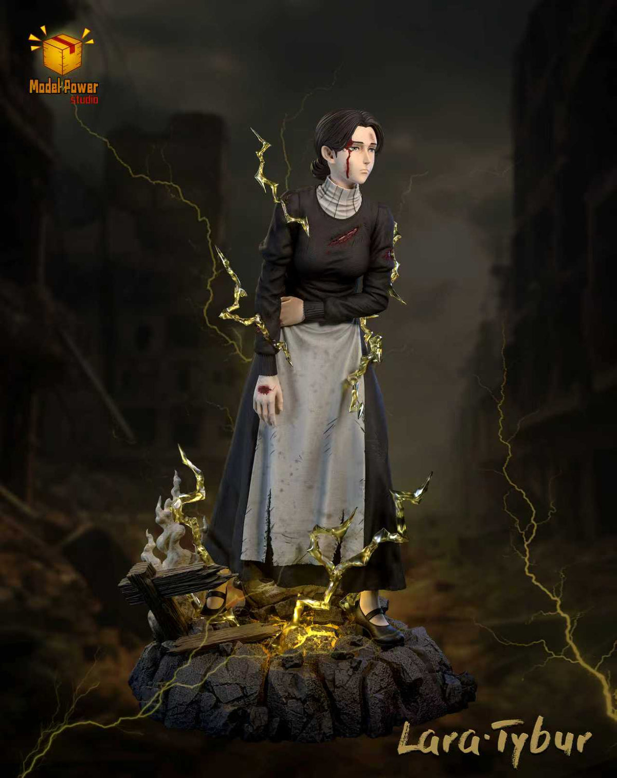 Estatuilla Lara Tybur | Model Power Studio | Attack on Titan | Tico Ofertas Model Power Studio
