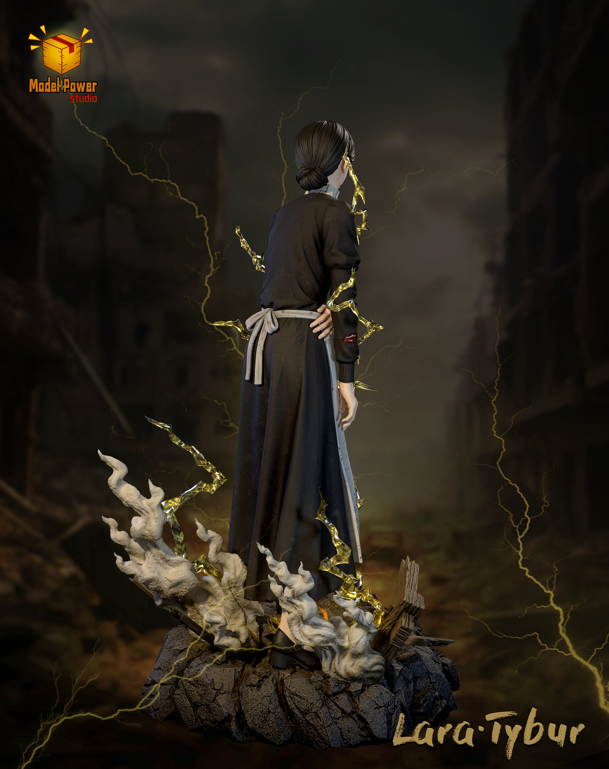 Estatuilla Lara Tybur | Model Power Studio | Attack on Titan | Tico Ofertas Model Power Studio