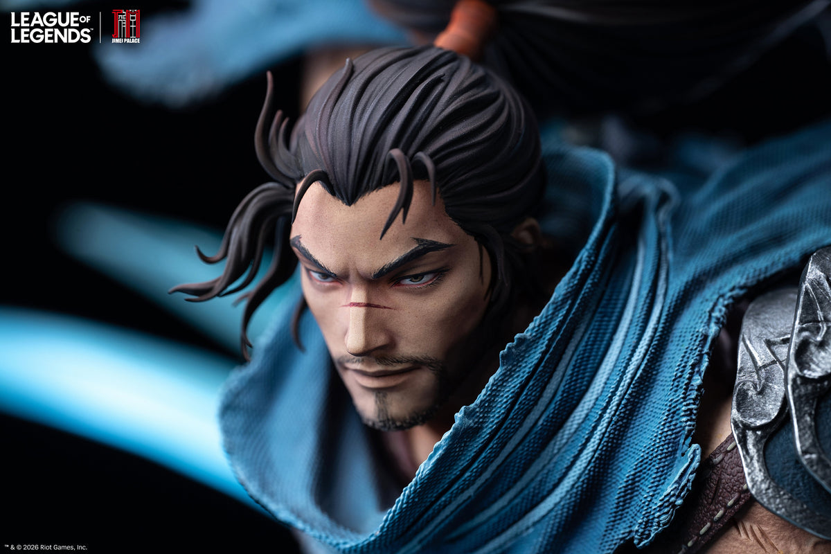 Estatuilla League of Legends | Yasuo The Unforgiven Scale Statue LED | JIMEI PALACE Studio | Tienda Anime | Tico Ofertas JIMEI PALACE Studio