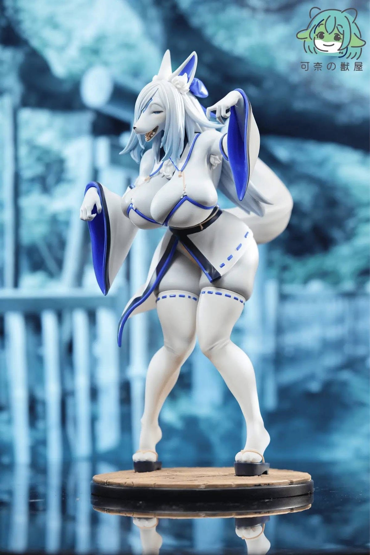 Estatuilla Mizumi Ayame | Ke Nai Rou Dan Wu Studio | Versión Furry 18+ | Tico Ofertas Ke Nai Rou Dan Wu Studio