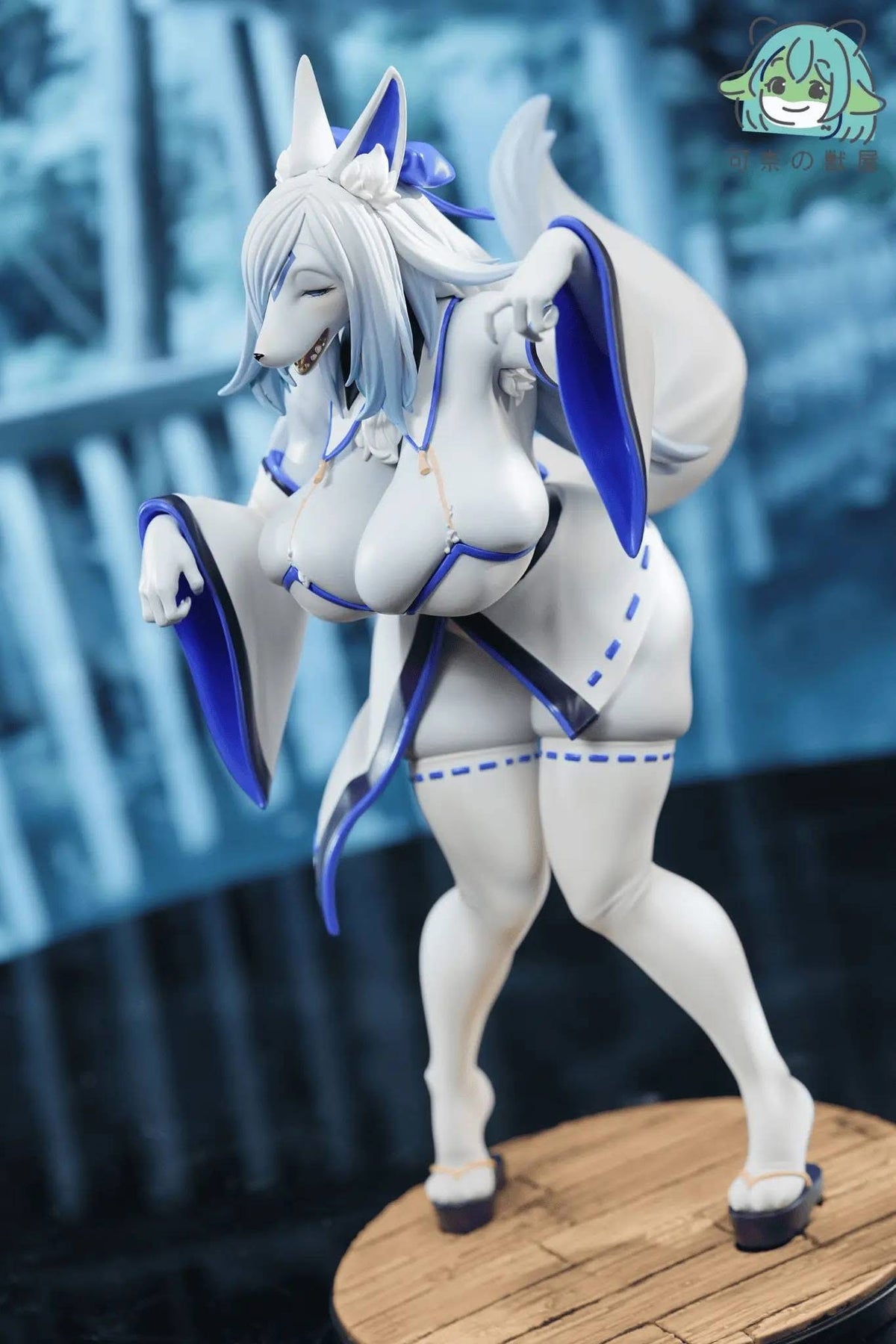 Estatuilla Mizumi Ayame | Ke Nai Rou Dan Wu Studio | Versión Furry 18+ | Tico Ofertas Ke Nai Rou Dan Wu Studio