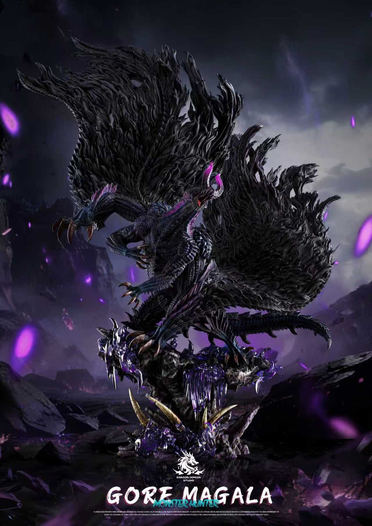 Estatuilla Monster Hunter | Gore Magala | Dragon Realm Studio | Tienda Anime | Tico Ofertas Dragon Realm Studio