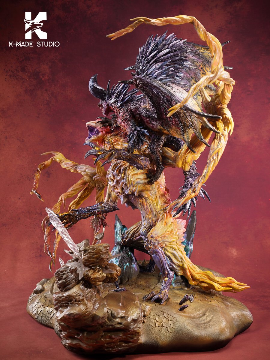Estatuilla Monster Hunter | Ruiner Nergigante X Shara Ishvalda | K-made Studio | Tienda Anime | Tico Ofertas