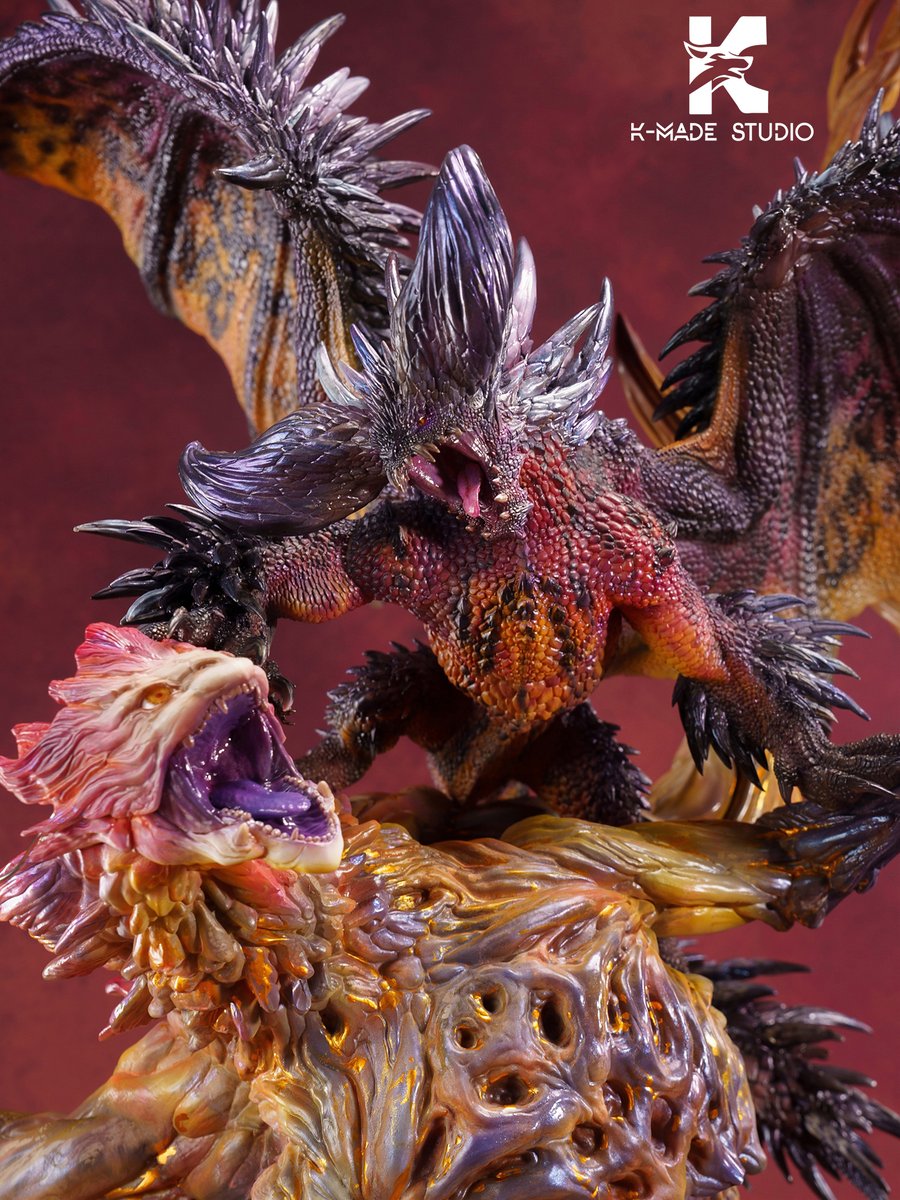 Estatuilla Monster Hunter | Ruiner Nergigante X Shara Ishvalda | K-made Studio | Tienda Anime | Tico Ofertas K-made Studio