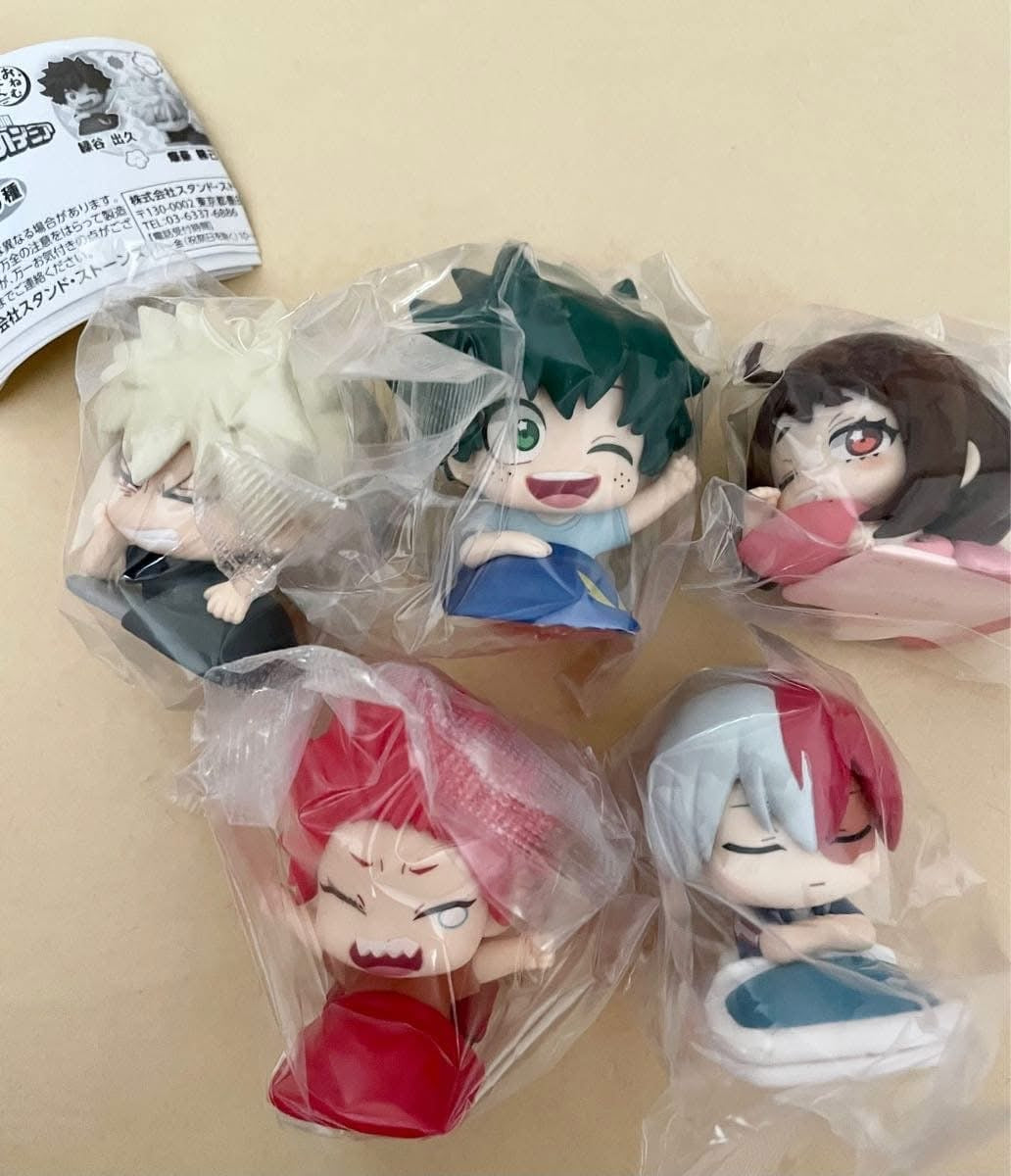 Estatuilla My Hero Academia | Set de 5 Mini Figuras - Gachapon Onemutan | tienda anime| Tico Ofertas BANDAI