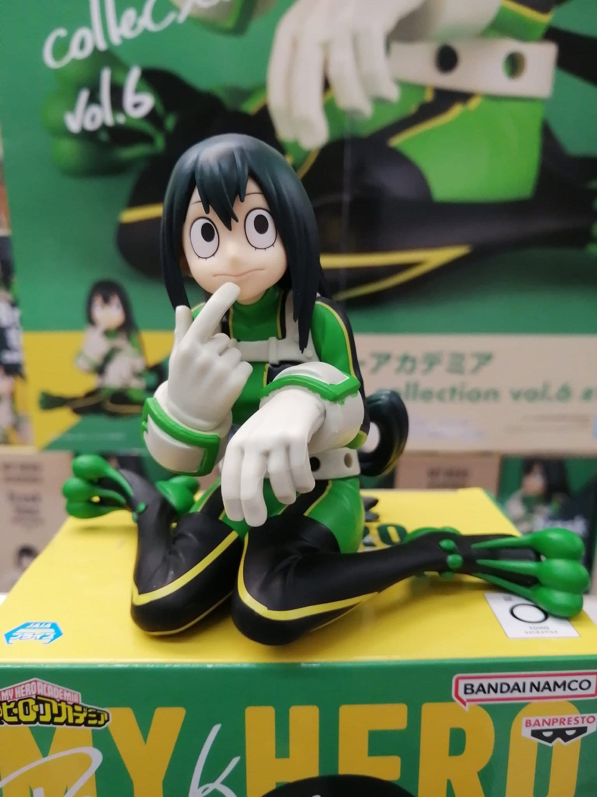 Estatuilla My Hero Academia | Tsuyu Asui - tienda anime | Banpresto | Tico Ofertas BANDAI
