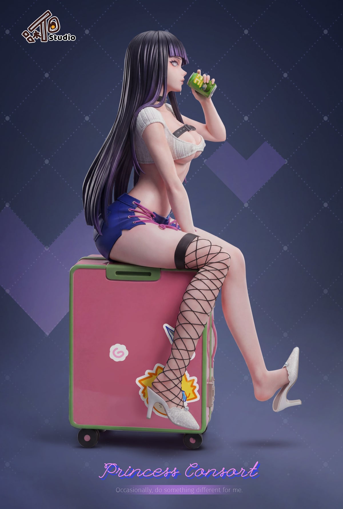 Estatuilla Naruto | Hinata Hyuga | Xian Dan Studio | Tienda Anime | Tico Ofertas Xian Dan Studio