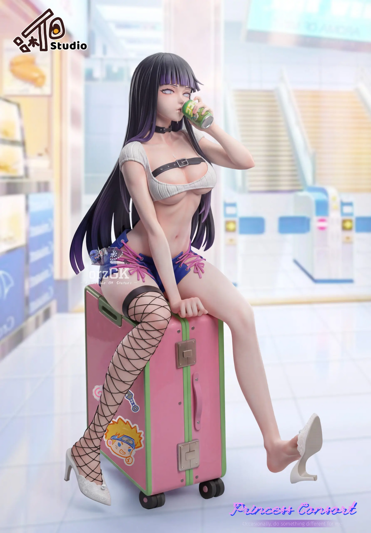 Estatuilla Naruto | Hinata Hyuga | Xian Dan Studio | Tienda Anime | Tico Ofertas Xian Dan Studio