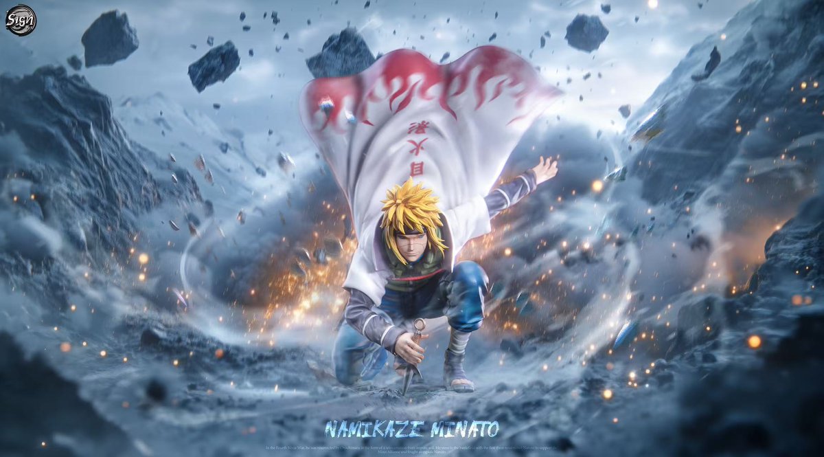 Estatuilla Naruto | Minato Namikaze | Sign Studio | tienda anime online | Tico Ofertas Sign Studio