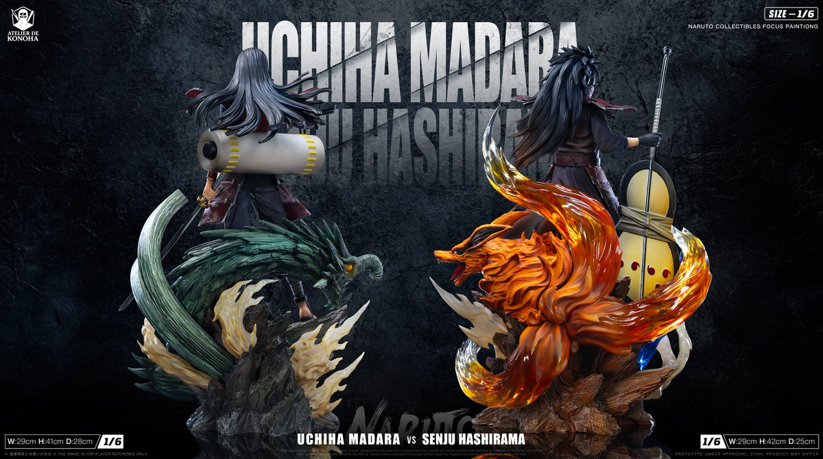 Estatuilla Naruto | Senju Hashirama x Uchiha Madara | ATELIER DE KONOHA Studio | Tienda Anime Costa Rica | Tico Ofertas ATELIER DE KONOHA Studio