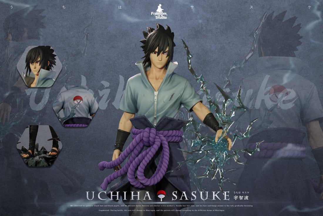 Estatuilla Naruto | Uchiha Sasuke | Freedom Studio | GK Statue | Tico Ofertas