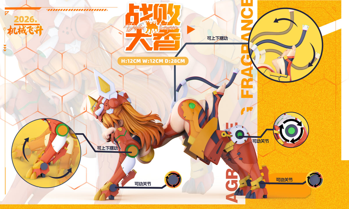Estatuilla Neon Genesis Evangelion | Asuka Langley Sohryu | Ji Xie Fei Sheng Studio | Tienda Anime Costa Rica | Tico Ofertas Ji Xie Fei Sheng Studio