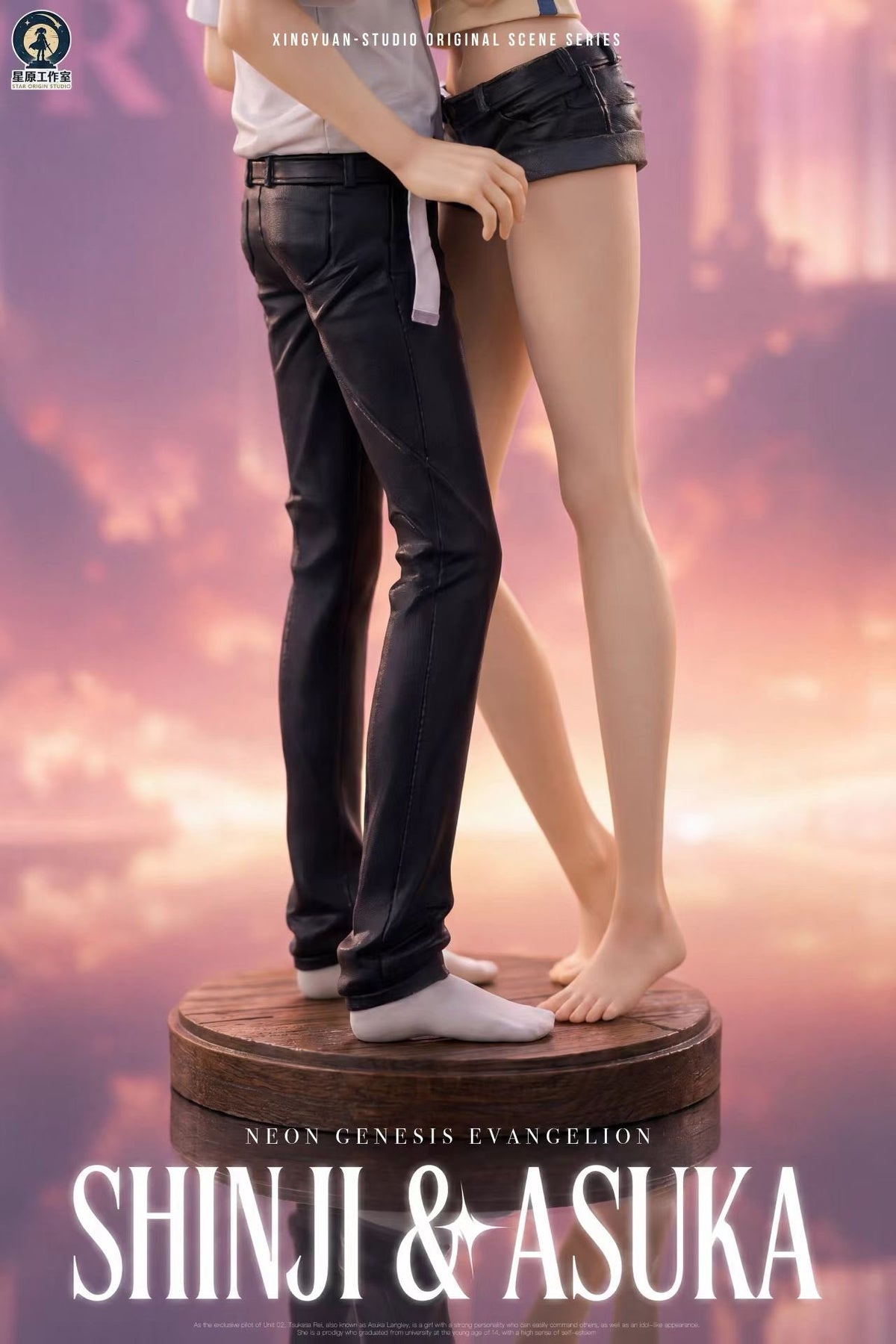 Estatuilla Neon Genesis Evangelion | Asuka Langley Sohryu x Shinji Ikari | Star Origin Studio | Tienda Anime Costa Rica | Tico Ofertas Star Origin Studio