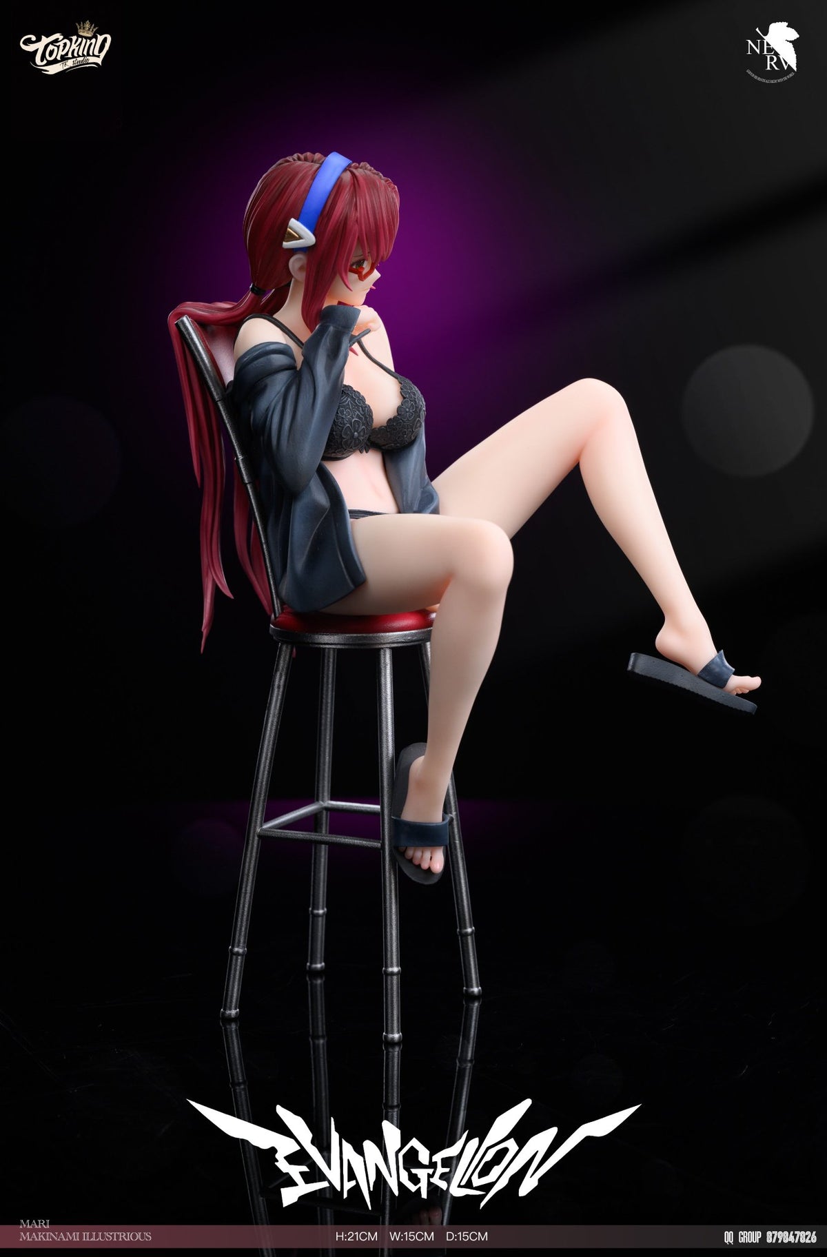 Estatuilla Neon Genesis Evangelion | Mari Makinami Illustrious | tienda anime | Tico Ofertas TOP KING Studio