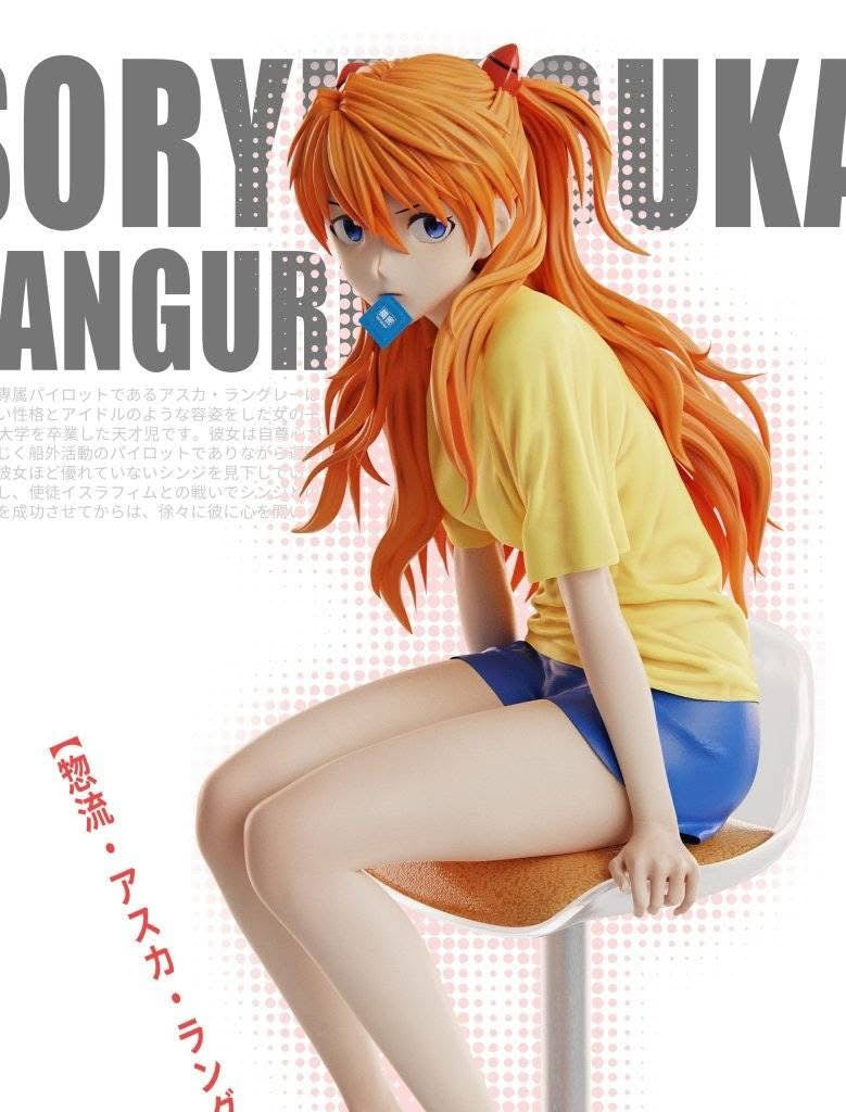 Estatuilla Neon Genesis Evangelion | Soryu Asuka Langley | tienda anime | Tico Ofertas BB Girl Studio
