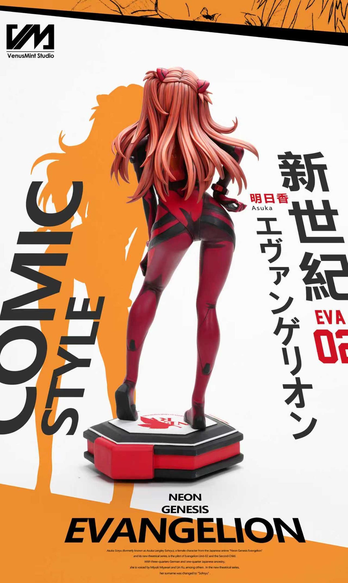 Estatuilla Neon Genesis Evangelion | Soryu Asuka Langley | Venus Mint Studio | Tienda Anime | Tico Ofertas Venus Mint Studio