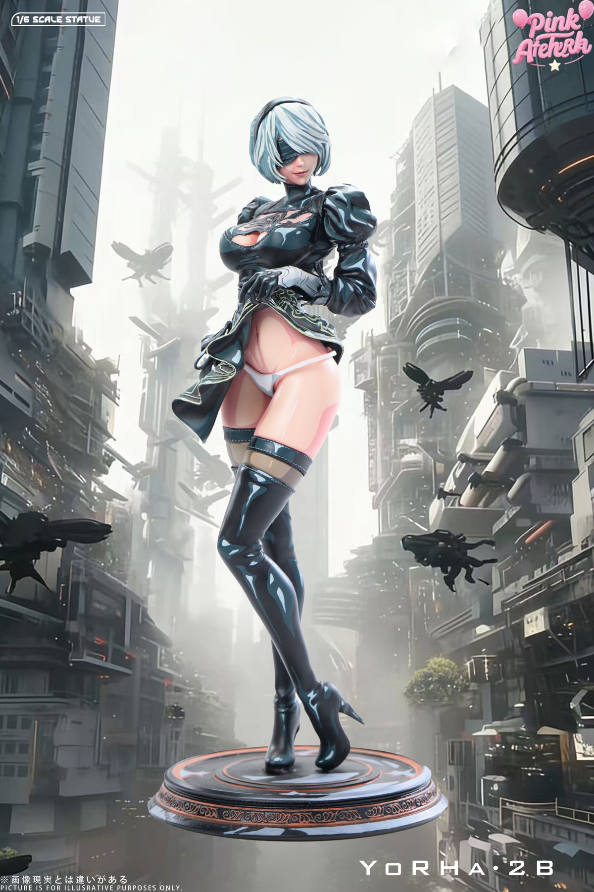 Estatuilla NieR:Automata | 2B | Tienda Anime | Tico Ofertas Aetheria Studio