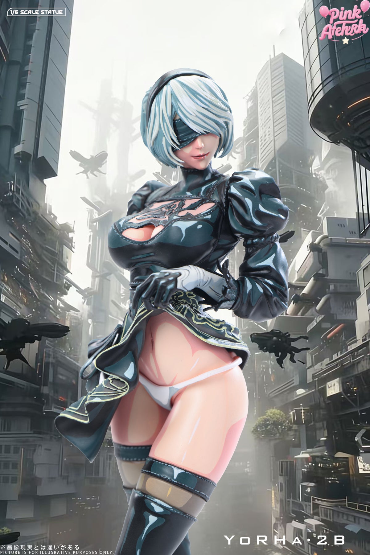 Estatuilla NieR:Automata | 2B | Tienda Anime | Tico Ofertas Aetheria Studio