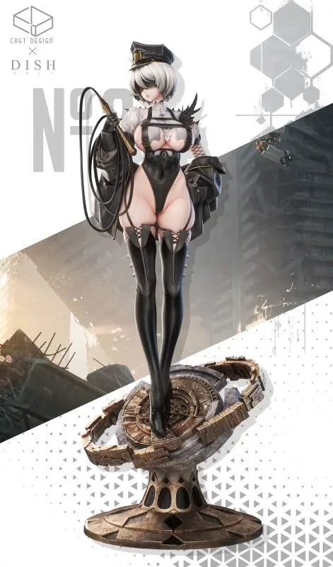 Estatuilla NieR: Automata | 2B | Cast Design Studio | Instructor No. 6 Ver. | Tico Ofertas Cast Design Studio