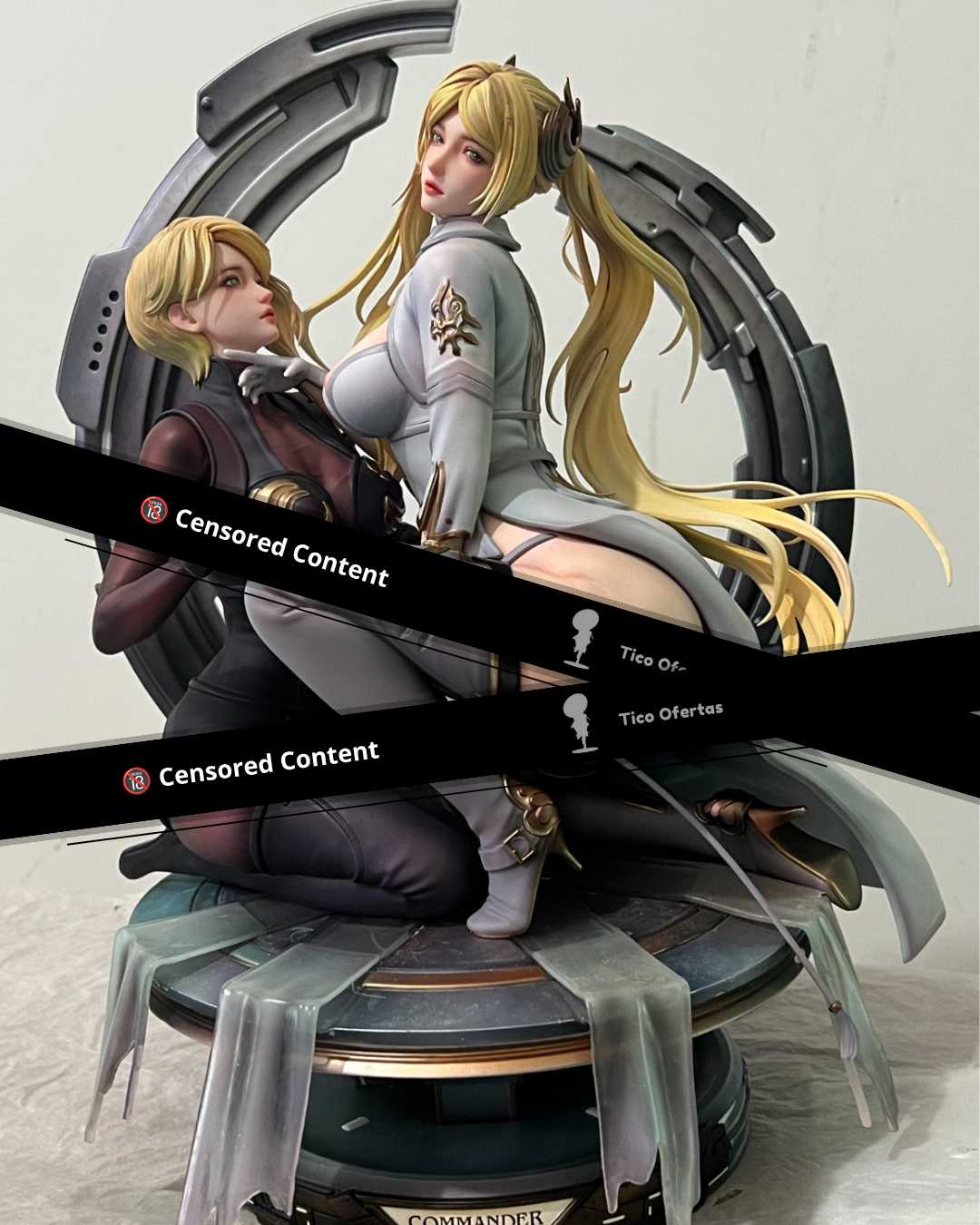 Estatuilla NieR:Automata | YoRHa Commander x Operator 6O | Thunder Studio | Tienda Anime | Tico Ofertas Thunder Studio